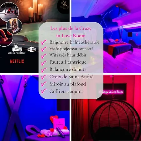Craz'in Room, Jacuzzi, Cinema, Camargue Apartman *