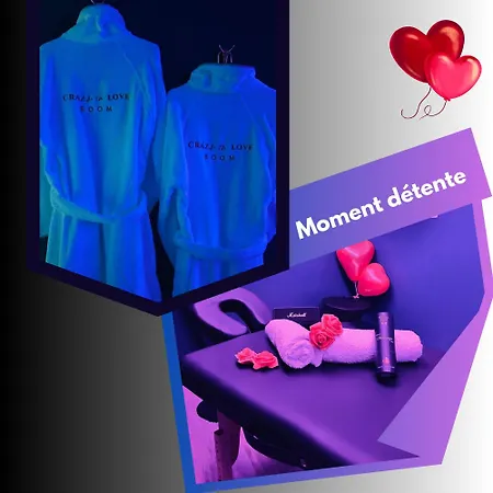 Suite Craz'In Love Room, Jacuzzi, Cinema, Parking, Camargue Lägenhet Beaucaire (Gard)